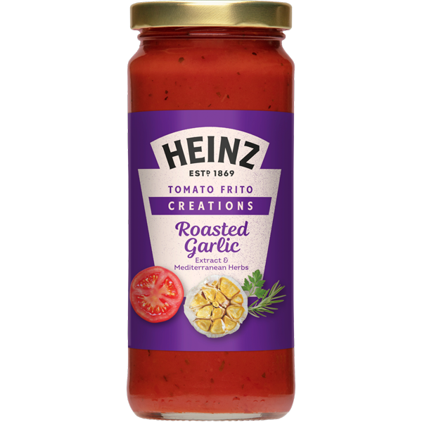 Heinz Tomato Frito Creations Roasted Garlic Extract & Mediterranean Herbs 340g