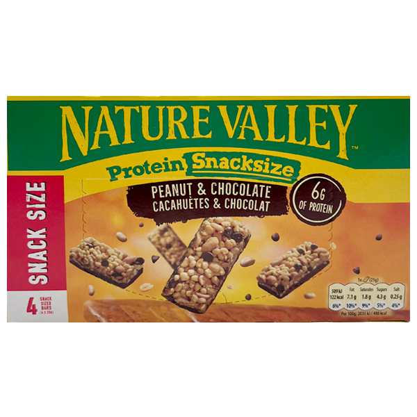 Nature Valley Protein Snacksize Peanut & Chocolate Repen 4x25g