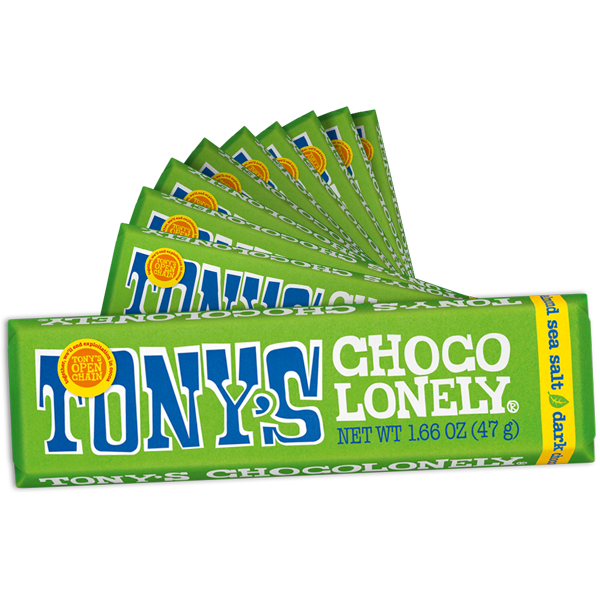 35st Tony's Chocolonely Puur Amandel Zeezout Reep 47g