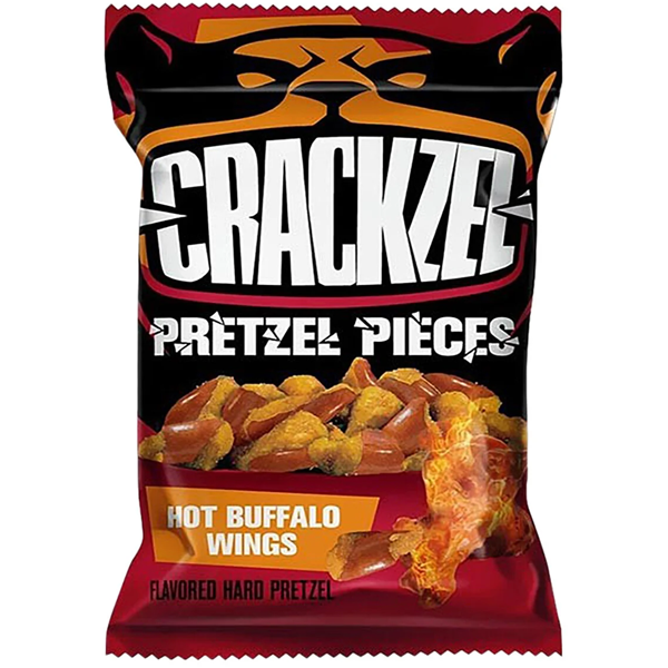 Crackzel Hot Buffalo Wings pretzels 85g