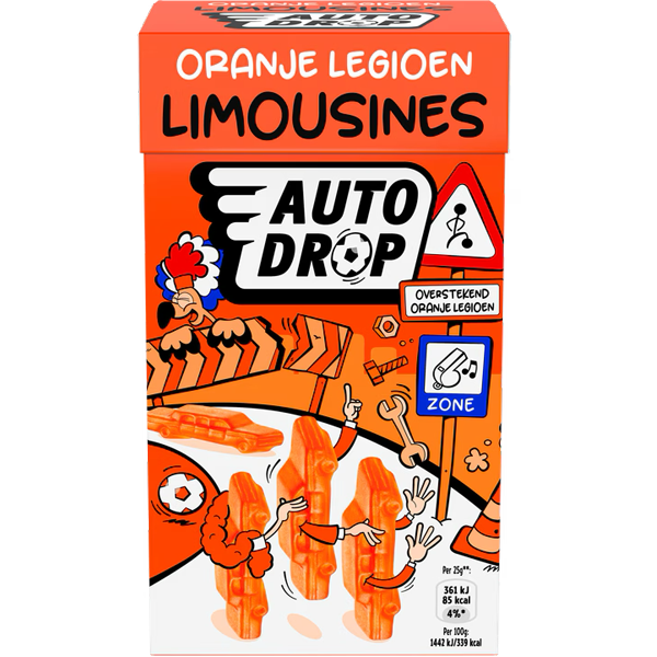 Autodrop Oranje Legioen Limousines 280g