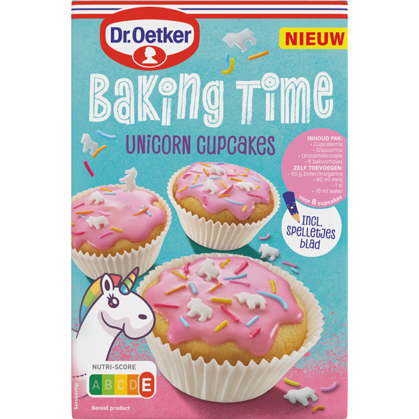 Dr. Oetker Baking Time Unicorn Cupcakes 300g