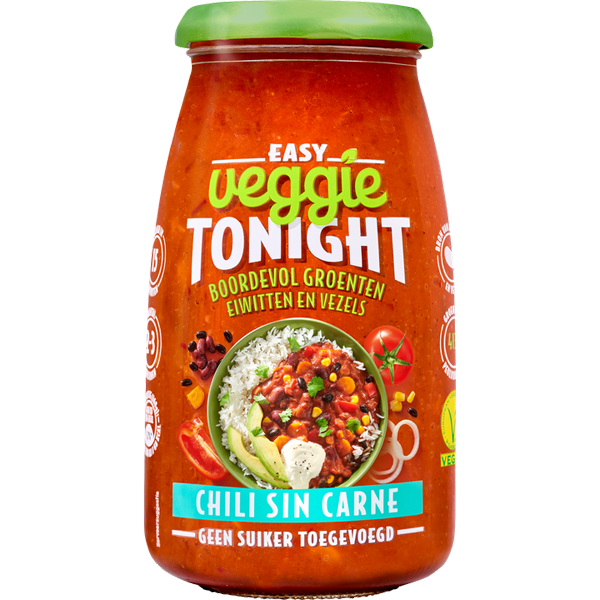 Easy Veggie Tonight Chili Sin Carne 505g