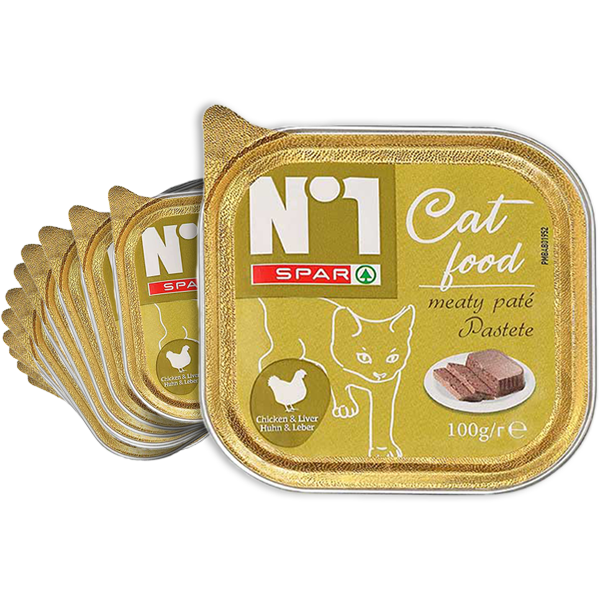 16st Spar Cat Food Meaty Paté Pastete 100g