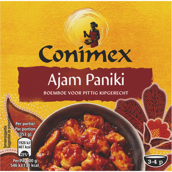 Conimex Ajam Paniki Boemboe voor Pittig Kipgerecht 95g