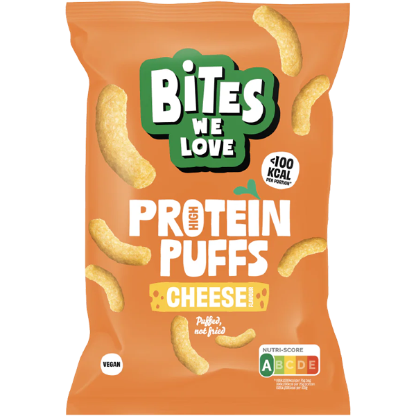 BitesWeLove Protein Puffs Vegan Cheese 75g