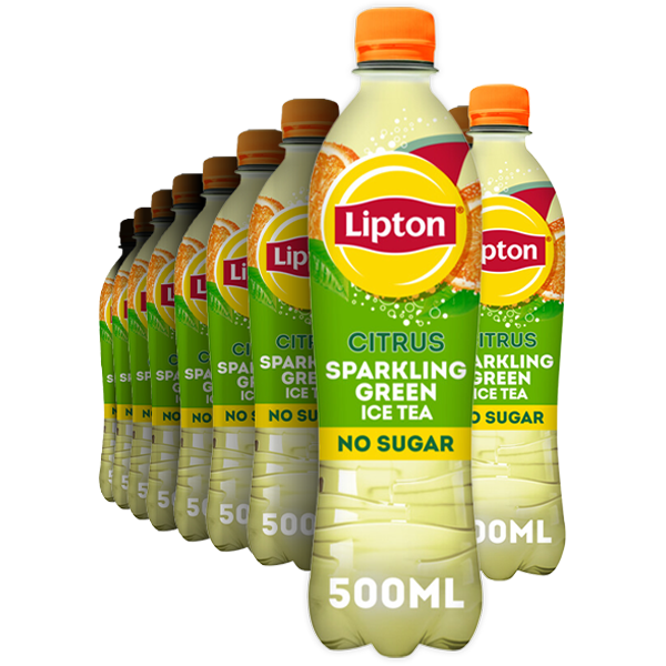 12st Lipton Green Citrus Sparkling Ice Tea 500ml