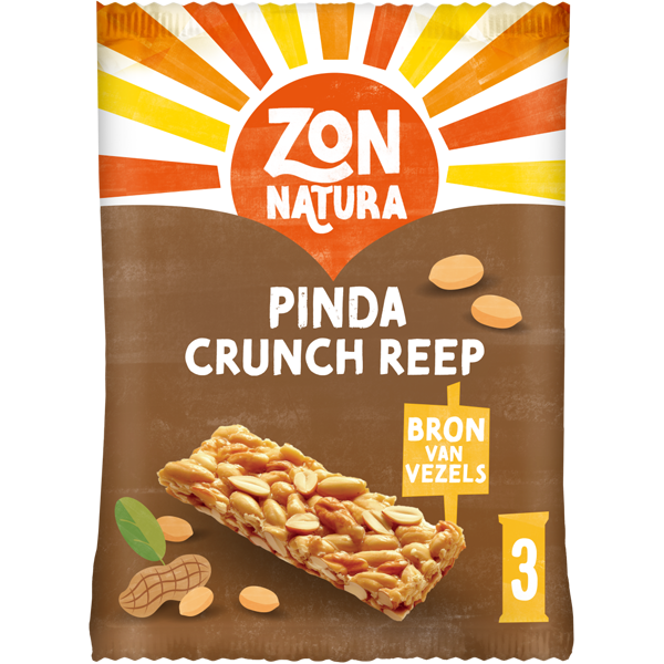 Zonnatura Pinda Crunch Repen 3x45g