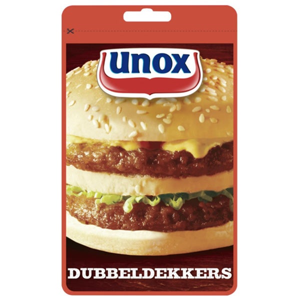 Unox Dubbeldekkers Hamburgers 160g