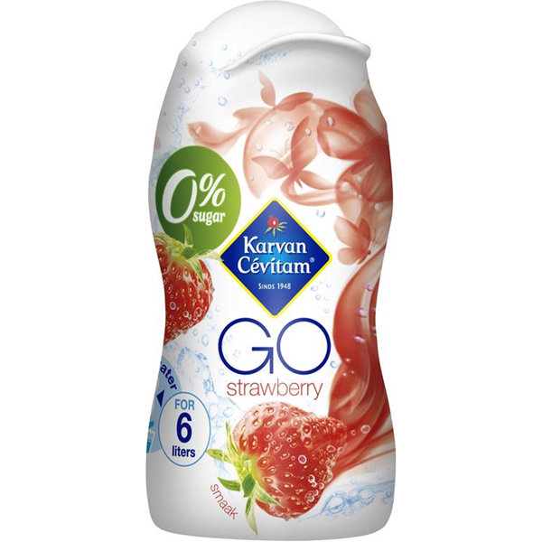 Karvan Cévitam GO Strawberry 0% Suiker 48ml