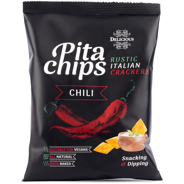 Delicious Pita Chips Chili 80g