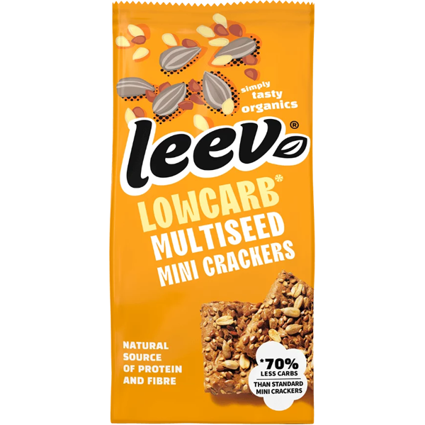 Leev Lowcarb Mini Crackers Multiseeds 85g