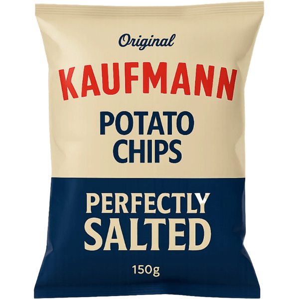 Kaufmann Perfectly Salted Potato Chips 150g