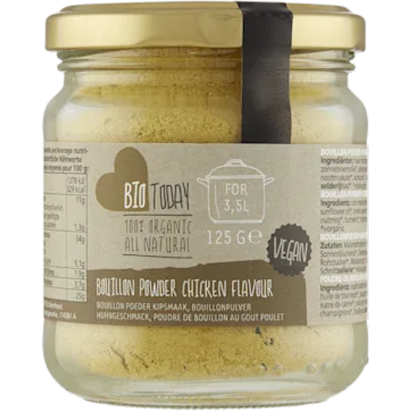 BioToday Bouillonpoeder Kipsmaak 125g