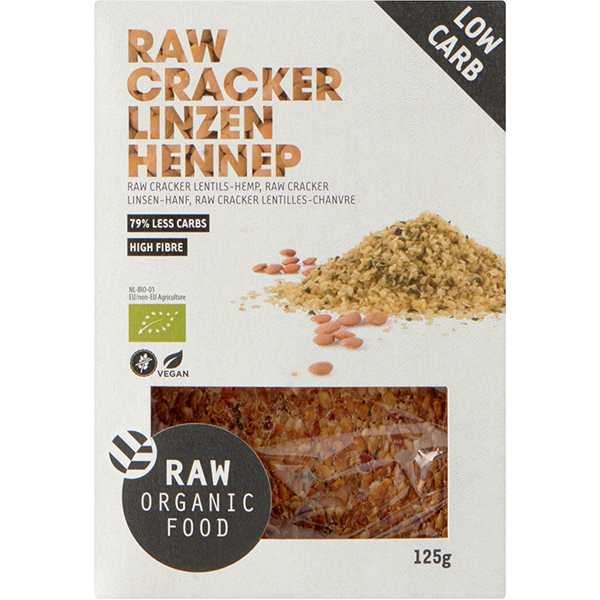 Raw Organic Food Cracker Linzen-Hennep 125g