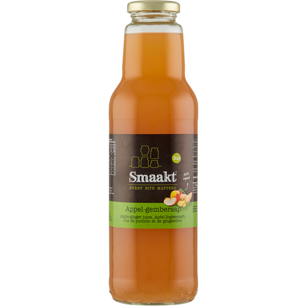 Smaakt Appel-Gember Sap Bio 750ml