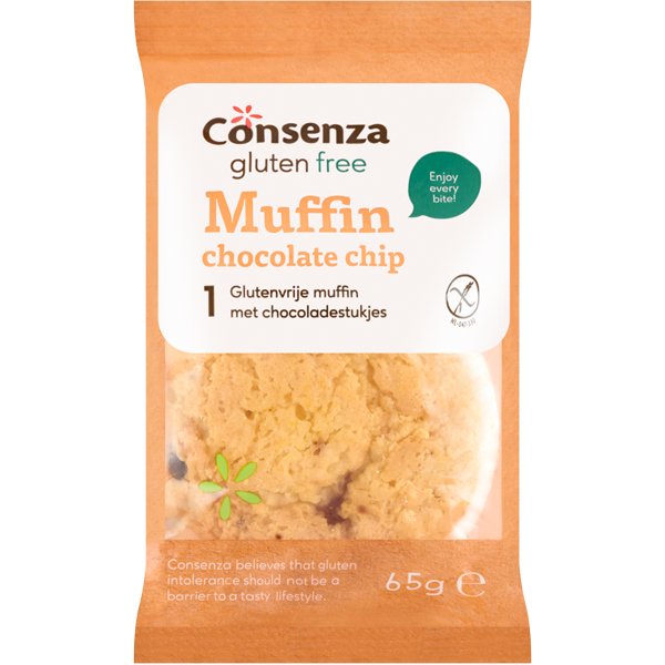 Consenza Chocolate Chip Muffin 65g