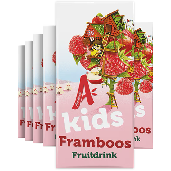 Appelsientje Framboos Kids Fruitdrink 6x200ml