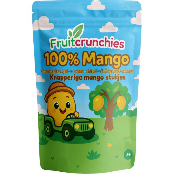 Fruitcrunchies Gevriesdroogde Mango Stukjes 24g