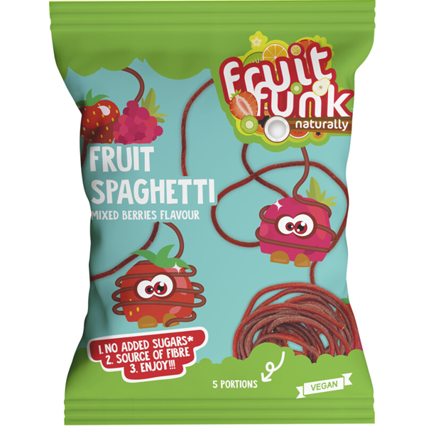 Fruitfunk Fruit Spaghetti Gemengde Bessen 100g