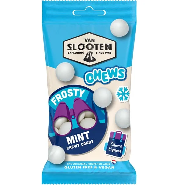 Van Slooten Frosty Mint Chewy Candy 60g