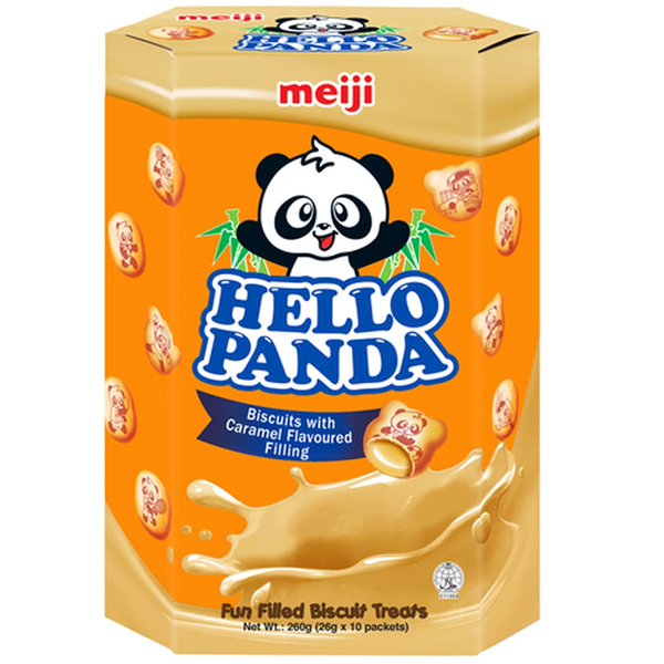 Meiji Hello Panda Karamel Koekjes 260g